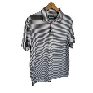 PGA Tour Men's Geometric Print‎ Polo Shirt Multicolor Size M